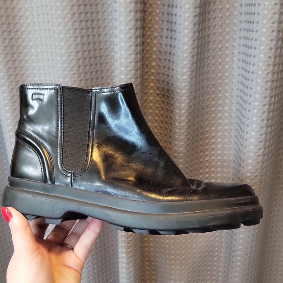 Camper Turtle Black Ankle Boots Size 40 main image 2